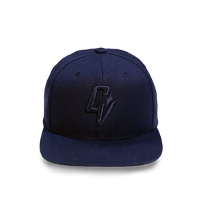 CV LOGO FITTED -BLK/BLK