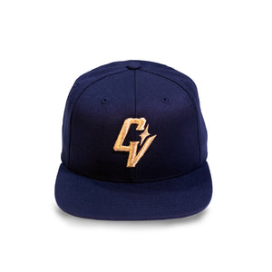 CV LOGO FITTED - BLK/ GOLD