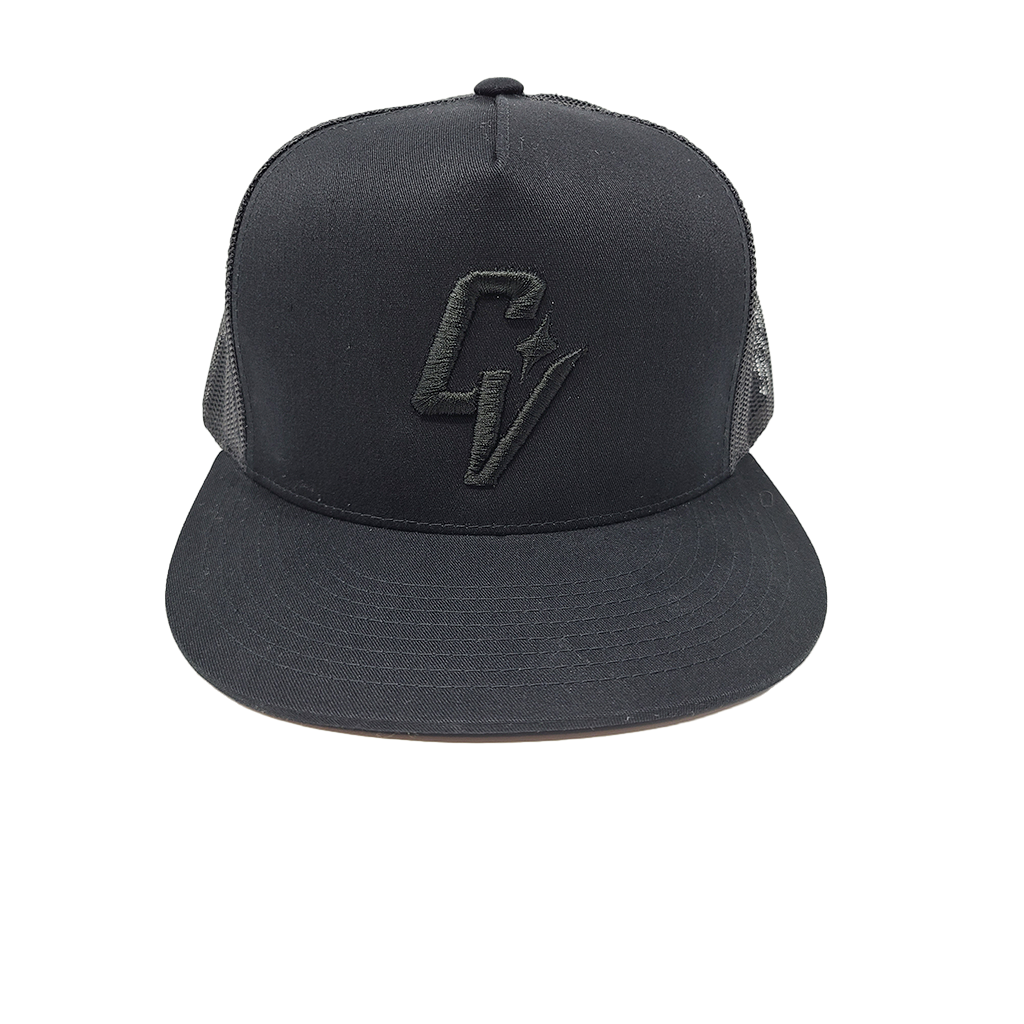 CV Emblem Trucker Hat - BLK