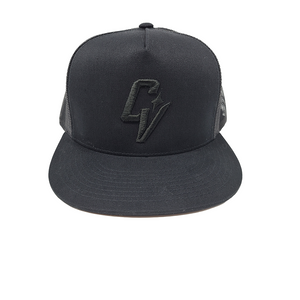 CV Emblem Trucker Hat - BLK