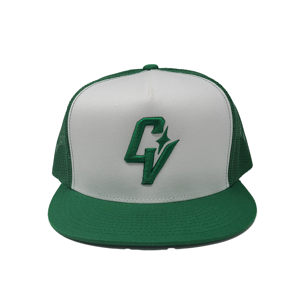 CV Logo Trucker -Green