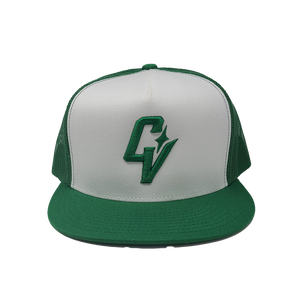 CV Logo Trucker -Green