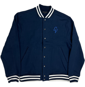 CV BASEBALL JACKET -NAVY