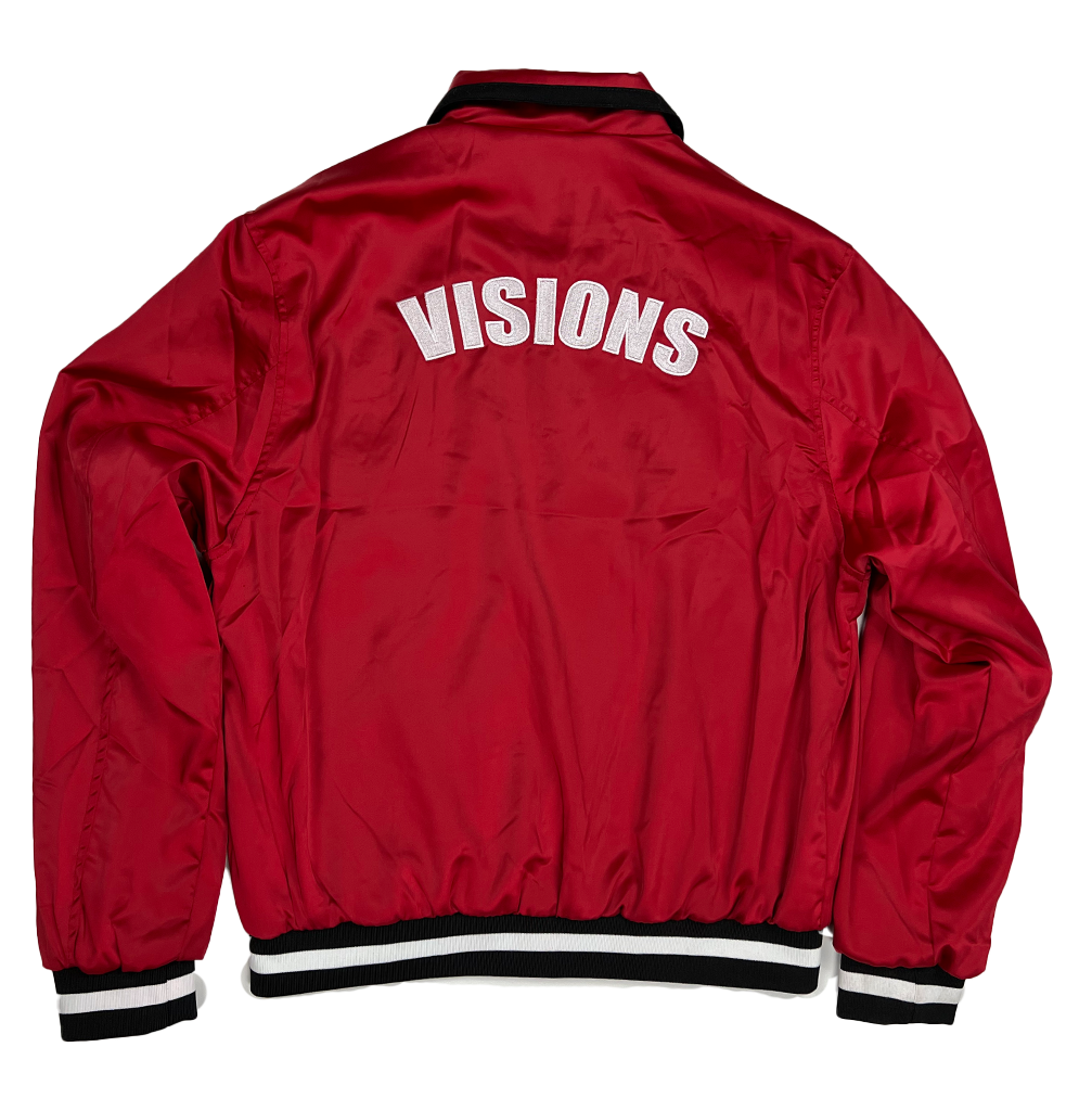 CV SATIN BASEBALL JACKET