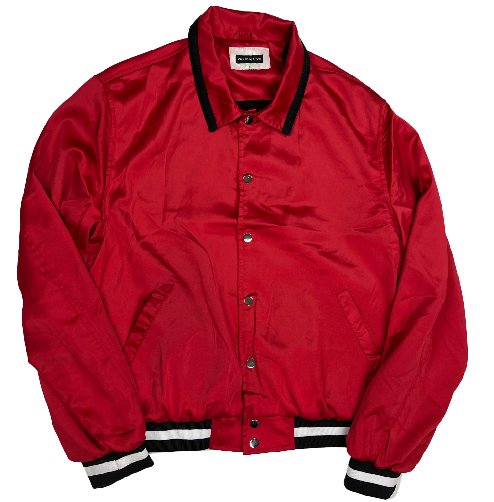 CV SATIN BASEBALL JACKET