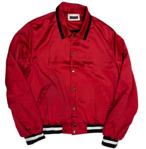CV SATIN BASEBALL JACKET